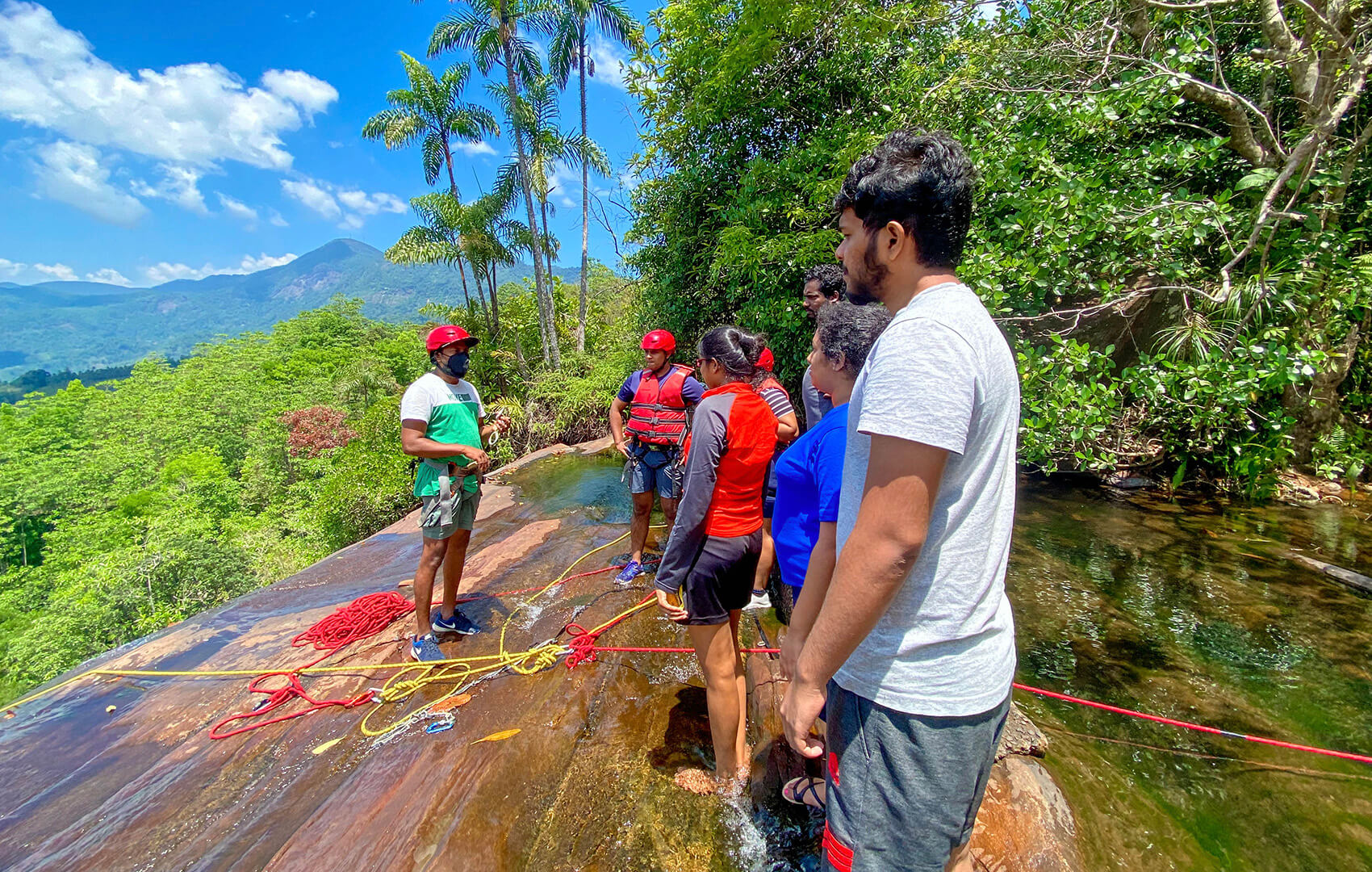 waterfall abseiling sri lanka